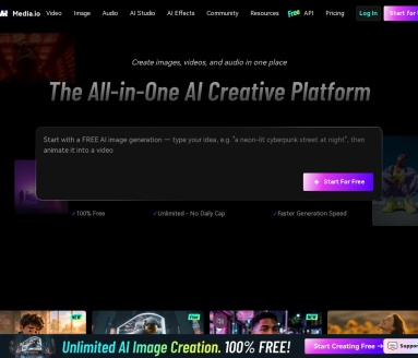 Media.io AI Image Upscaler