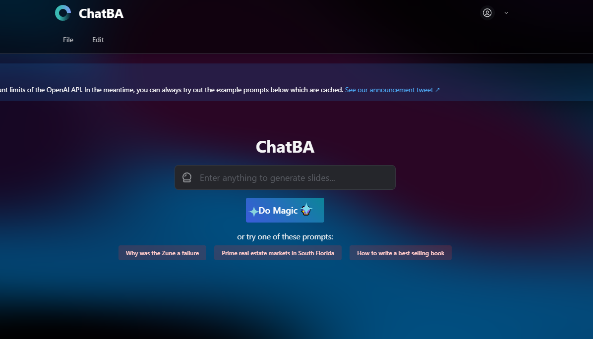 ChatBA