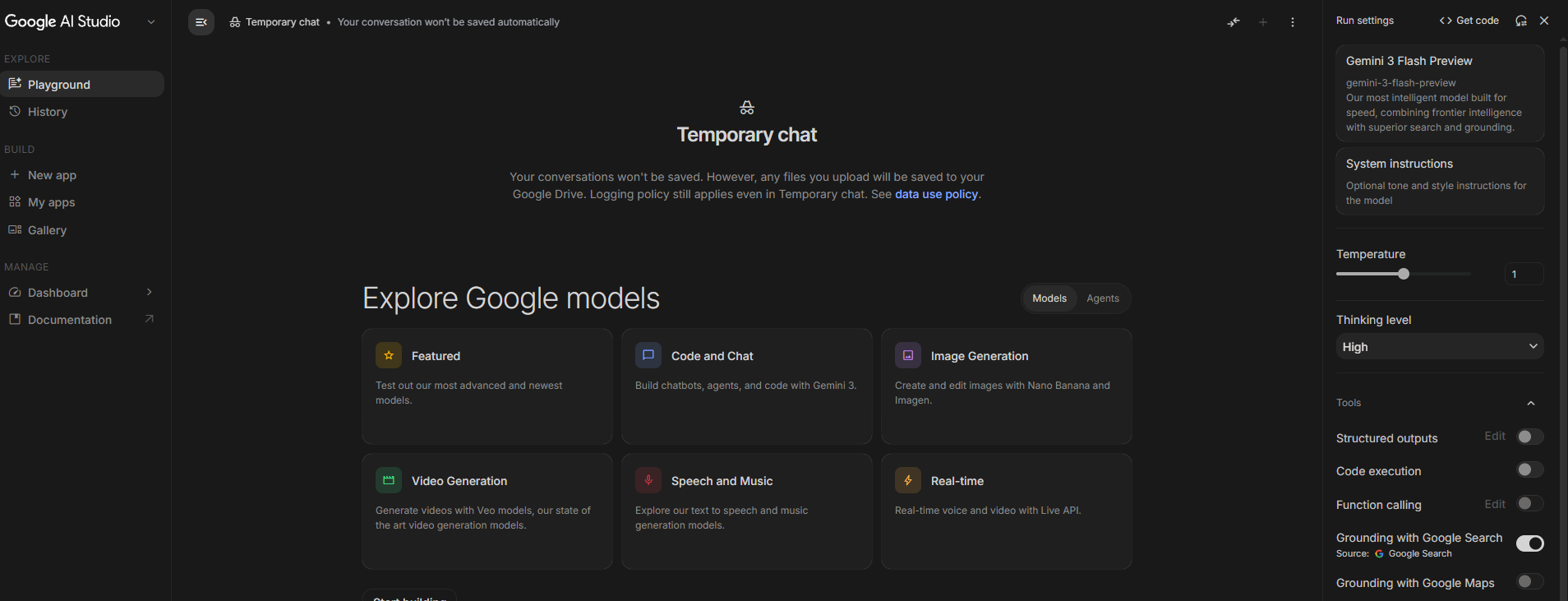 Google AI Studio