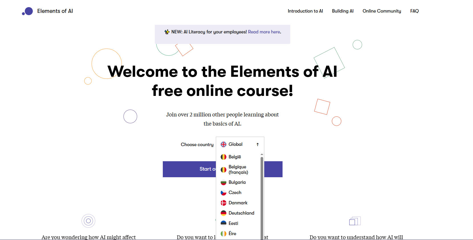 Elements of AI