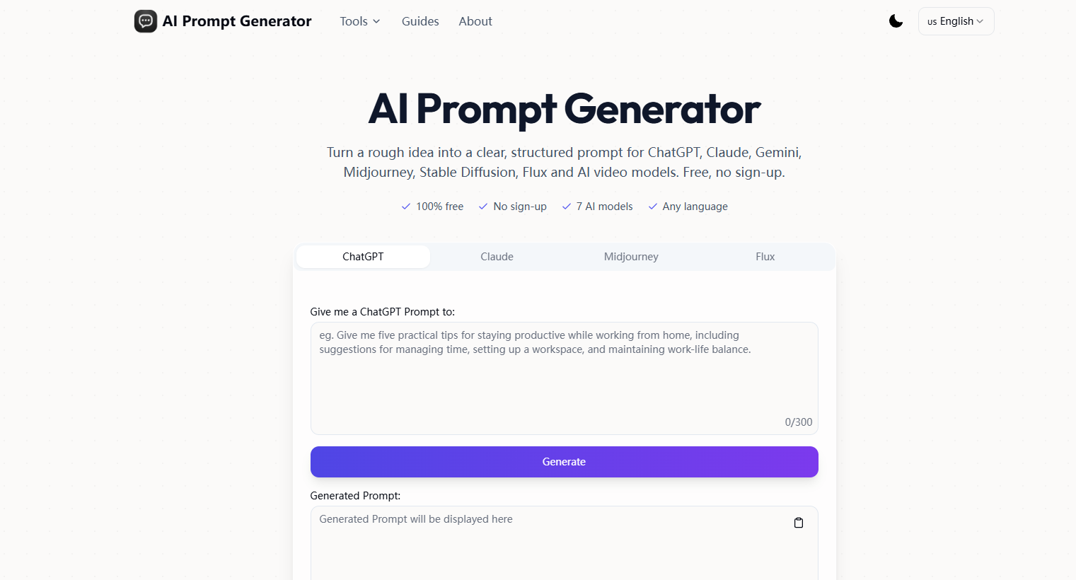 AI Prompt Generator
