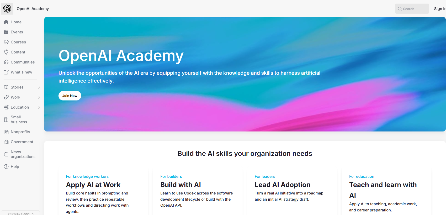 OpenAI Academy